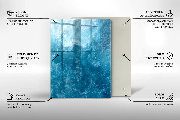 Tábua para cozinha Abstração de tinta