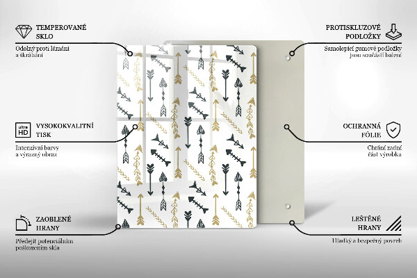 Tábua de corte Círculos coloridos