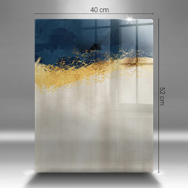 Tábua de corte Ouro abstrato