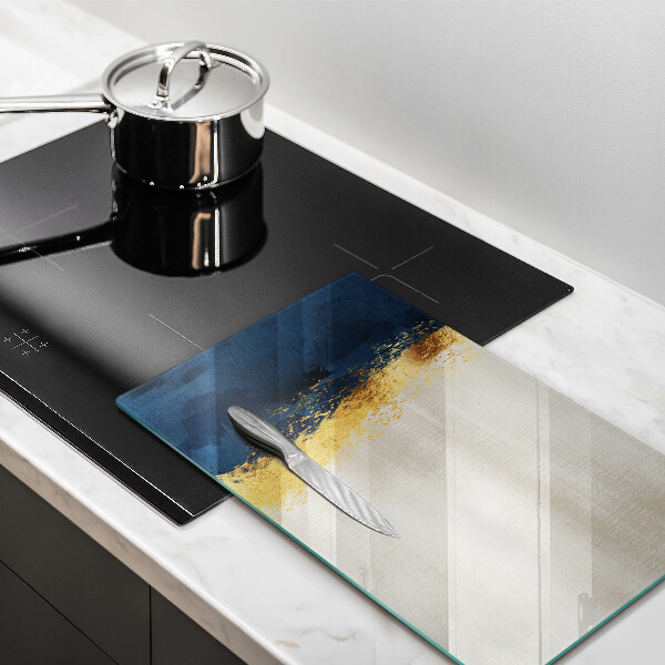 Tábua de corte Ouro abstrato