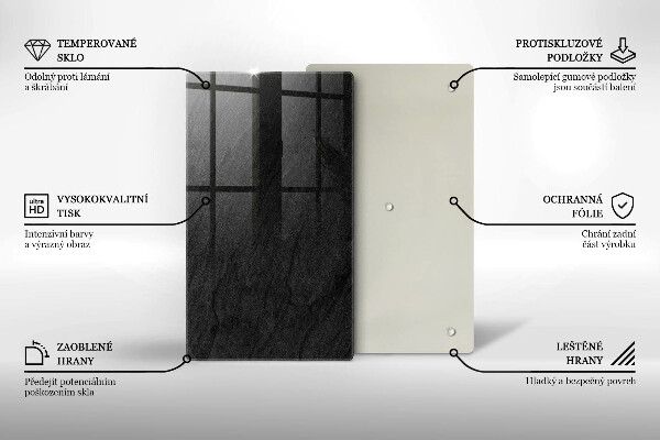 Tábua de corte com textura de pedra