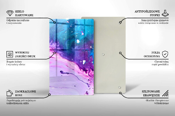 Tábua de cortar alimentos Tinta abstrata