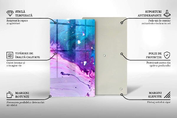 Tábua de cortar alimentos Tinta abstrata