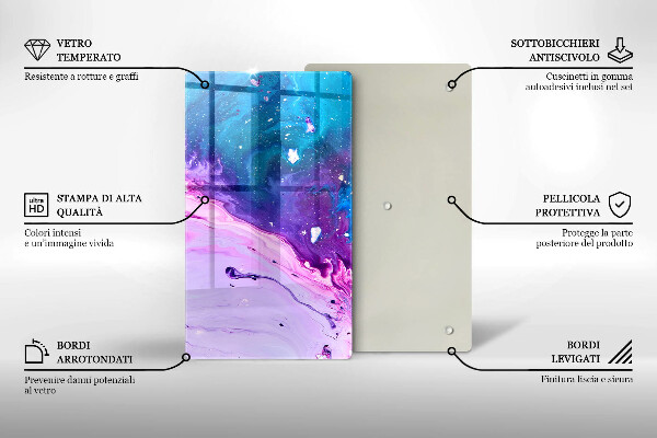 Tábua de cortar alimentos Tinta abstrata