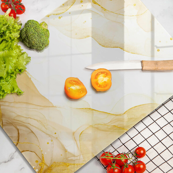 Tábua cozinha Abstração dourada