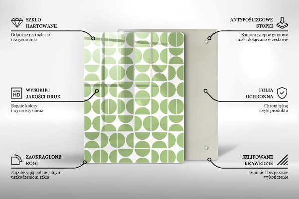 Tábua de cortar alimentos Formas abstratas