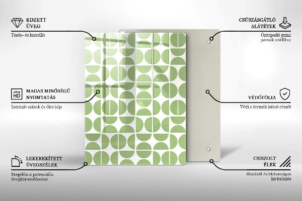 Tábua de cortar alimentos Formas abstratas