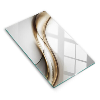 Tábua de corte Abstração de linhas suaves