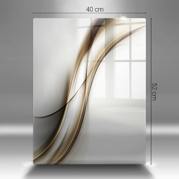 Tábua de corte Abstração de linhas suaves