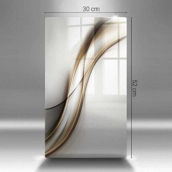 Tábua de corte Abstração de linhas suaves