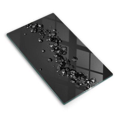 Tábua de cozinha com formas abstratas 3D