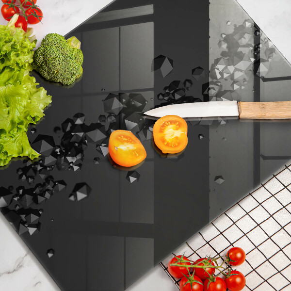 Tábua de cozinha com formas abstratas 3D