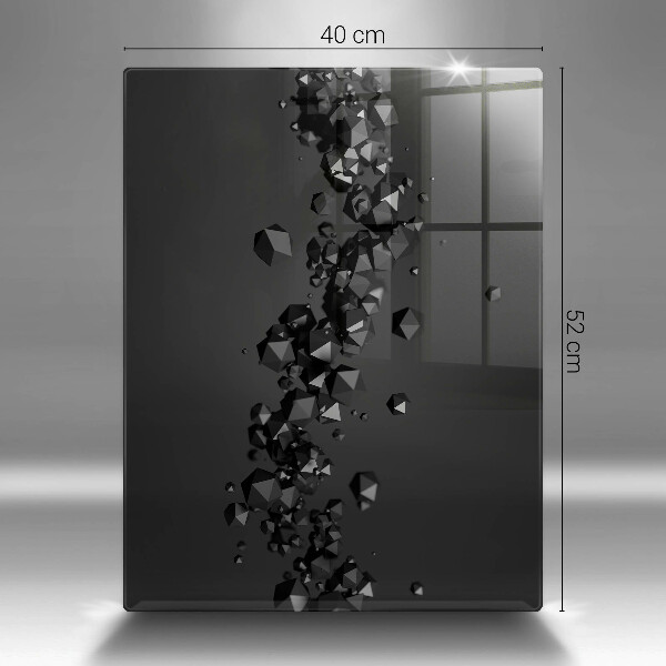 Tábua de cozinha com formas abstratas 3D