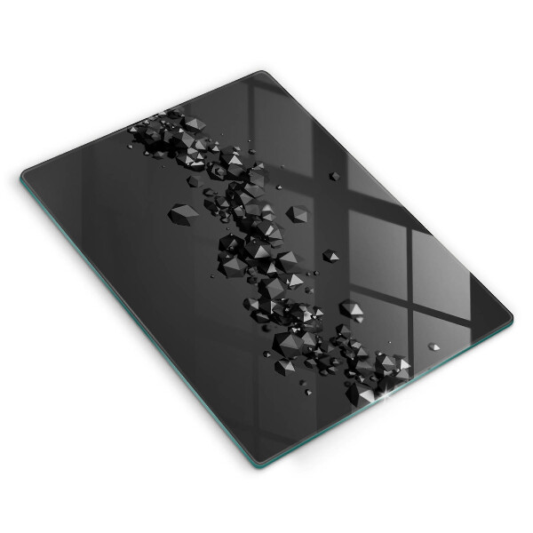 Tábua de cozinha com formas abstratas 3D