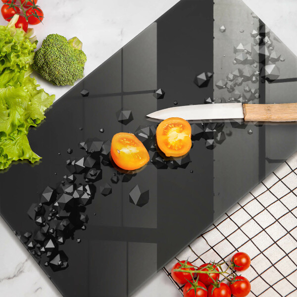 Tábua de cozinha com formas abstratas 3D