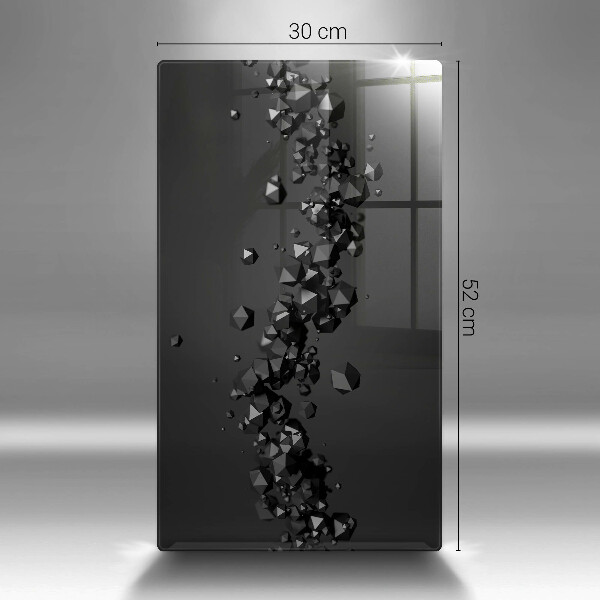 Tábua de cozinha com formas abstratas 3D