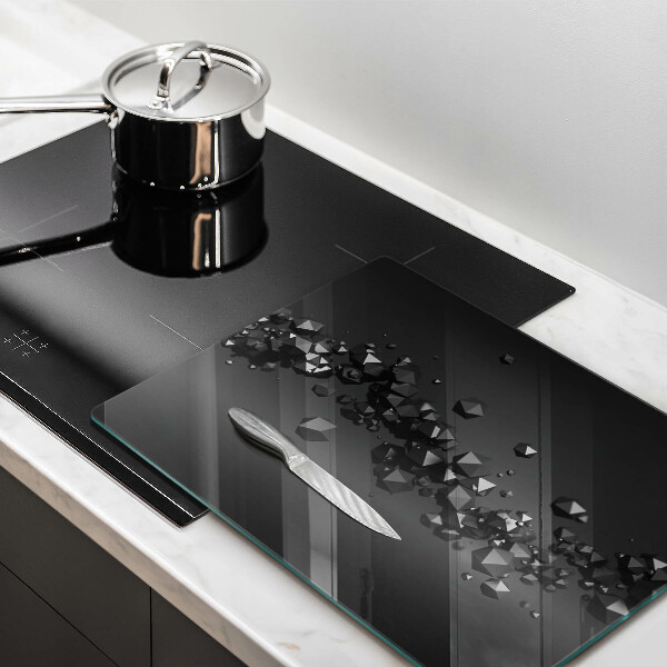 Tábua de cozinha com formas abstratas 3D