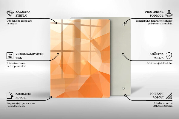 Tábua de cortar alimentos Abstração azul marinho