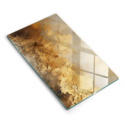 Tábua de cortar de vidro Textura rica