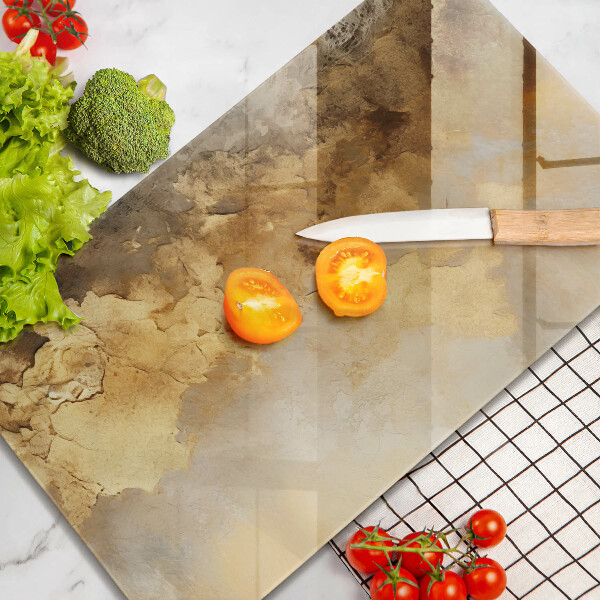 Tábua de cortar de vidro Textura rica