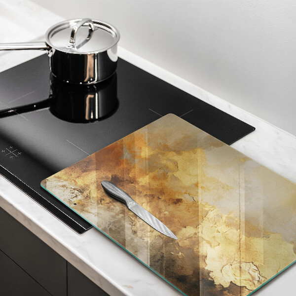 Tábua de cortar de vidro Textura rica