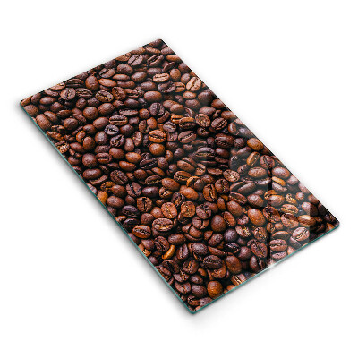 Tábua para cozinha com estampa de grãos de café