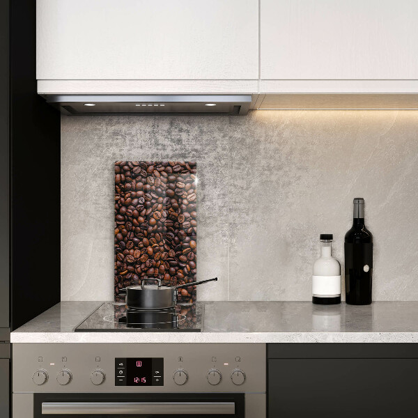 Tábua para cozinha com estampa de grãos de café
