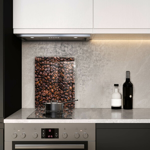 Tábua para cozinha com estampa de grãos de café