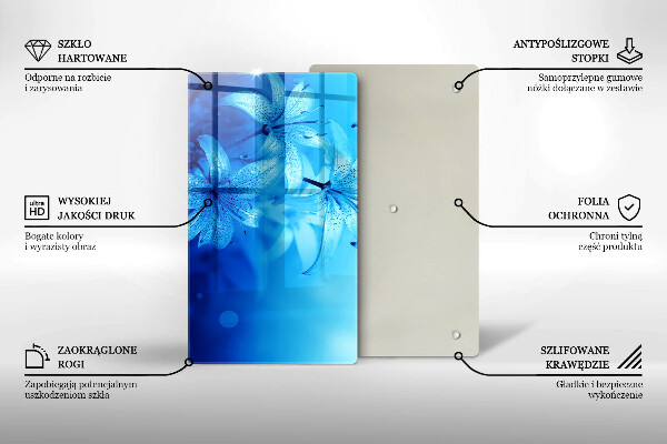 Tábua corte Flores azuis