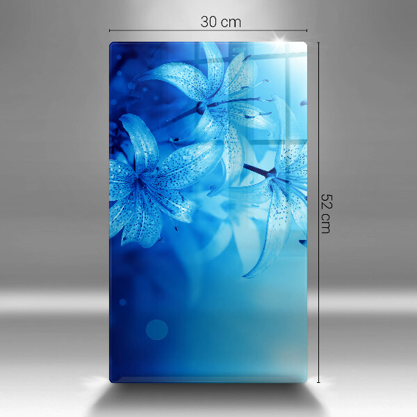 Tábua corte Flores azuis