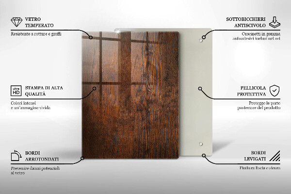 Tábua de vidro decorações de Natal