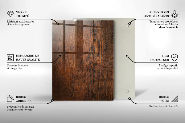 Tábua de vidro decorações de Natal