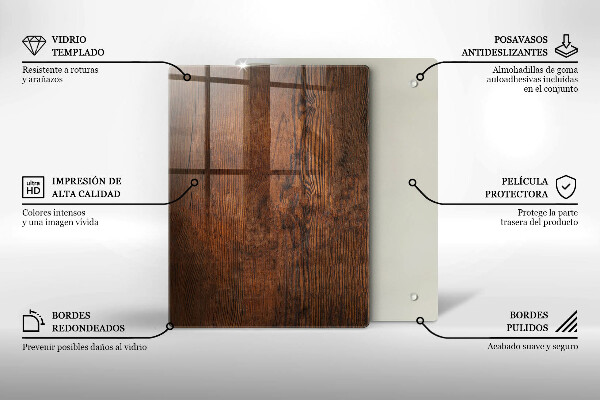 Tábua de vidro decorações de Natal