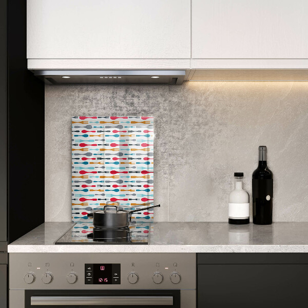 Tábua de cortar alimentos Ilustração de uma colher