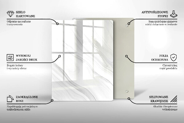 Tábua de cortar de vidro Especiarias orientais