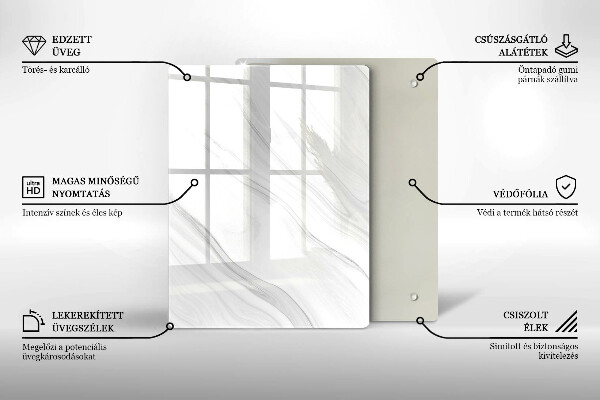 Tábua de cortar de vidro Especiarias orientais