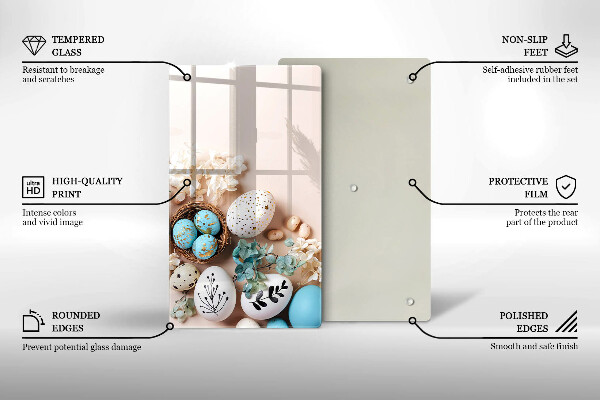 Tábua de corte Decorações de Páscoa