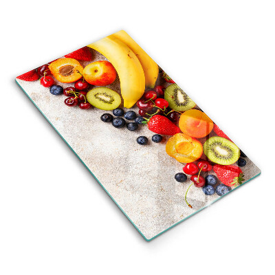 Tábua de cozinha com estampa de frutas de Natal