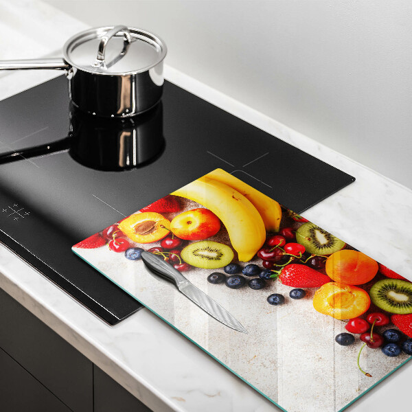 Tábua de cozinha com estampa de frutas de Natal