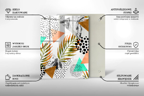 Tábua corte Mármore azul e dourado