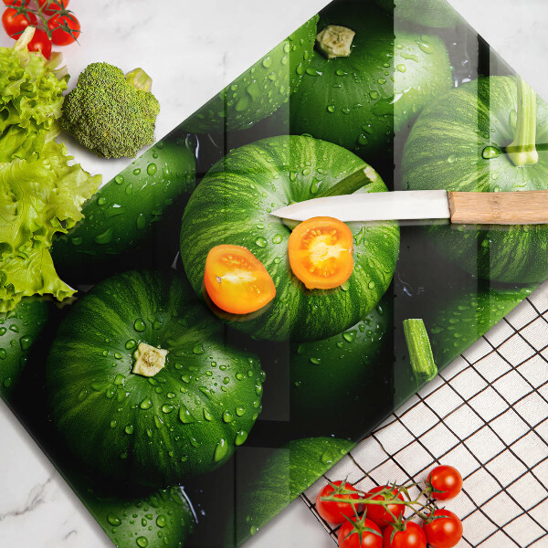 Tábua de cortar alimentos Abóboras verdes