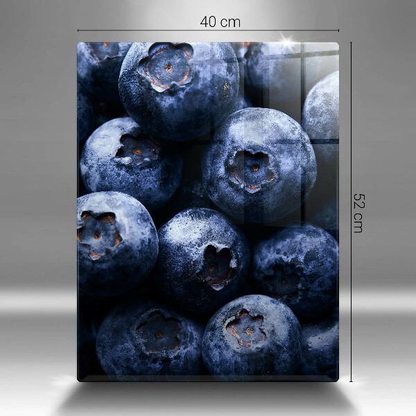 Tábua de corte com estampa de frutas vermelhas