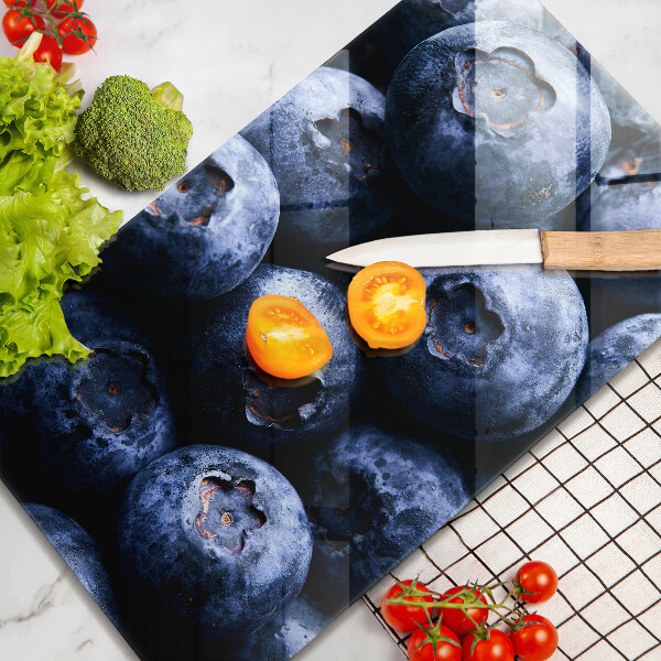 Tábua de corte com estampa de frutas vermelhas
