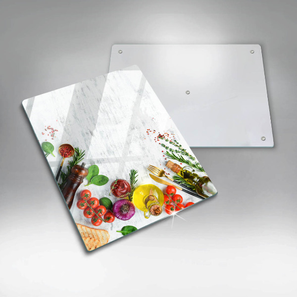 Tábua para cozinha Vegetais e especiarias