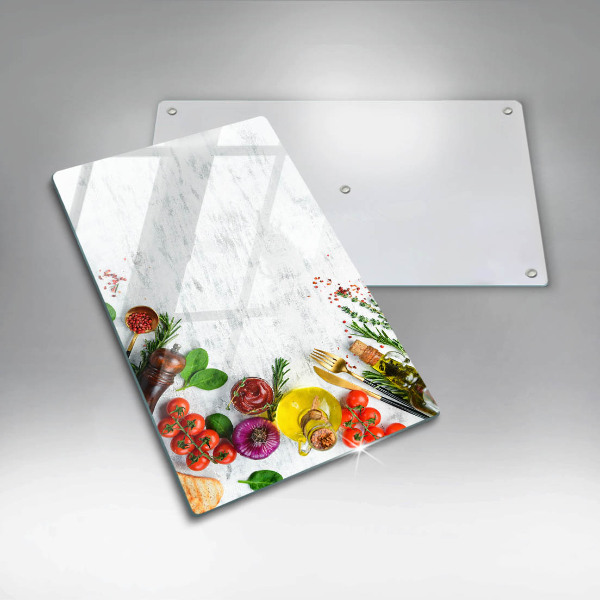 Tábua para cozinha Vegetais e especiarias