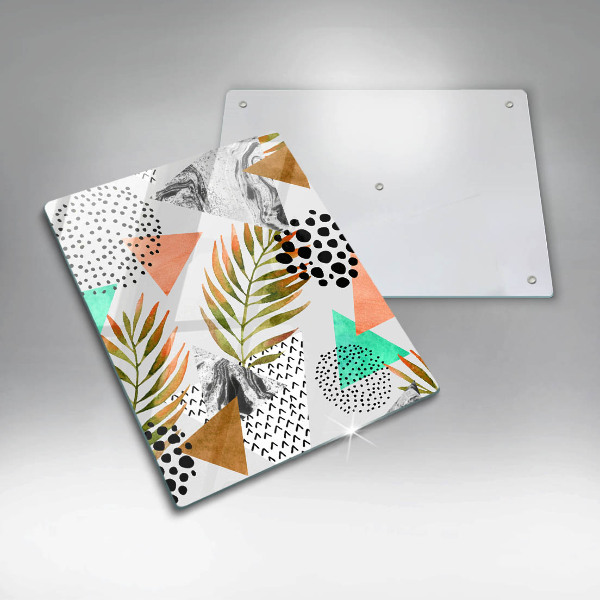 Tábua cozinha Padrão de folha Boho