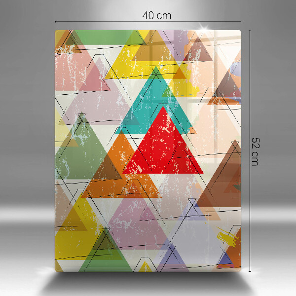 Tábua para corte Triângulos pintados