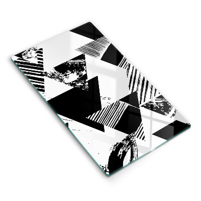 Tábua de cortar alimentos Triângulos geométricos