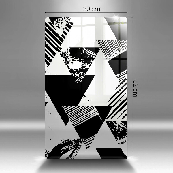 Tábua de cortar alimentos Triângulos geométricos