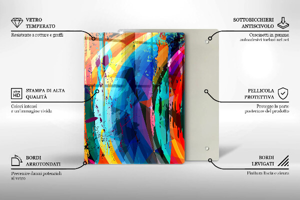 Tábua para cozinha Folhas selvagens da selva